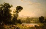 Asher Brown Durand Pastoral Landscape oil painting